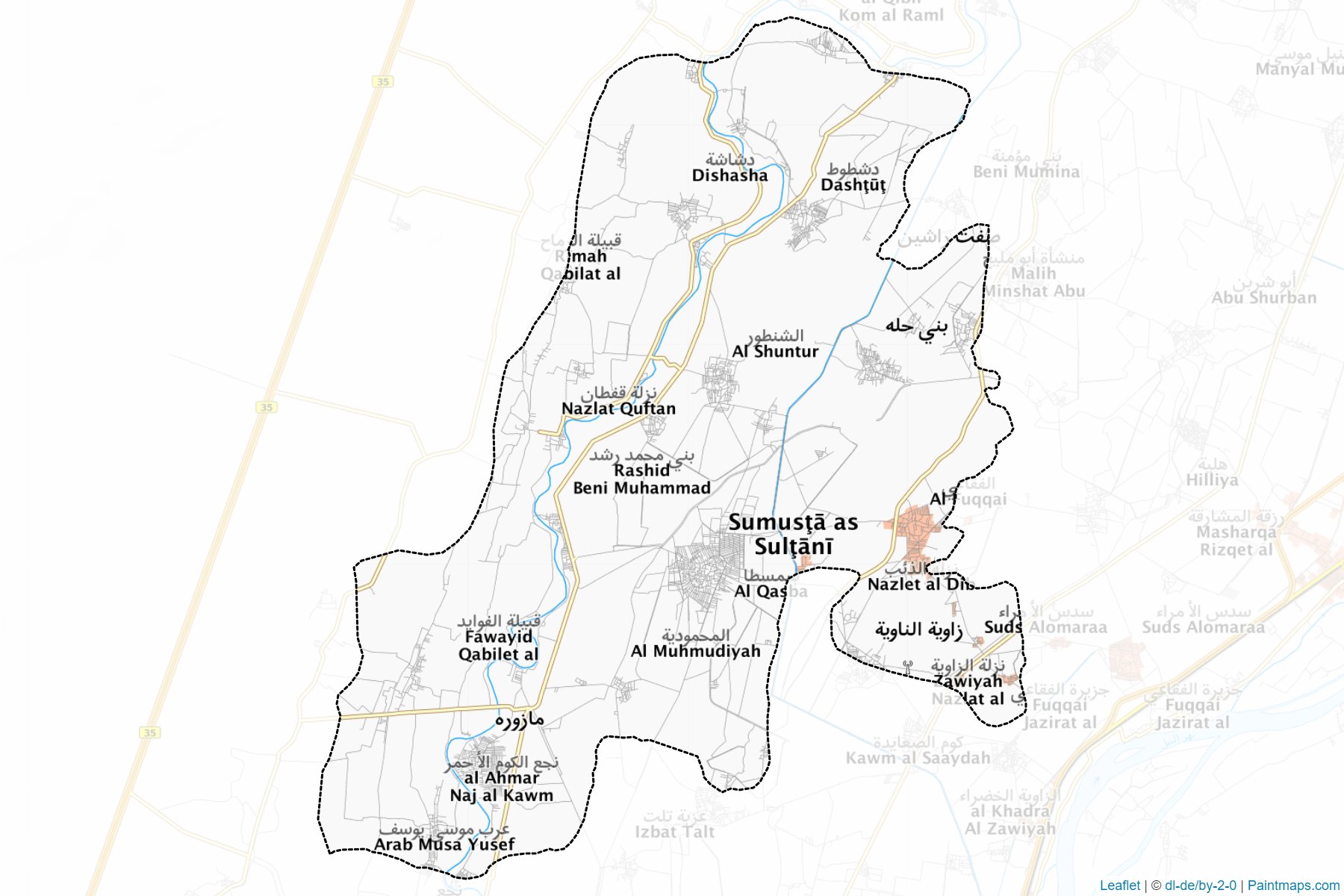 Samasta (Bani Sueif) Map Cropping Samples-1