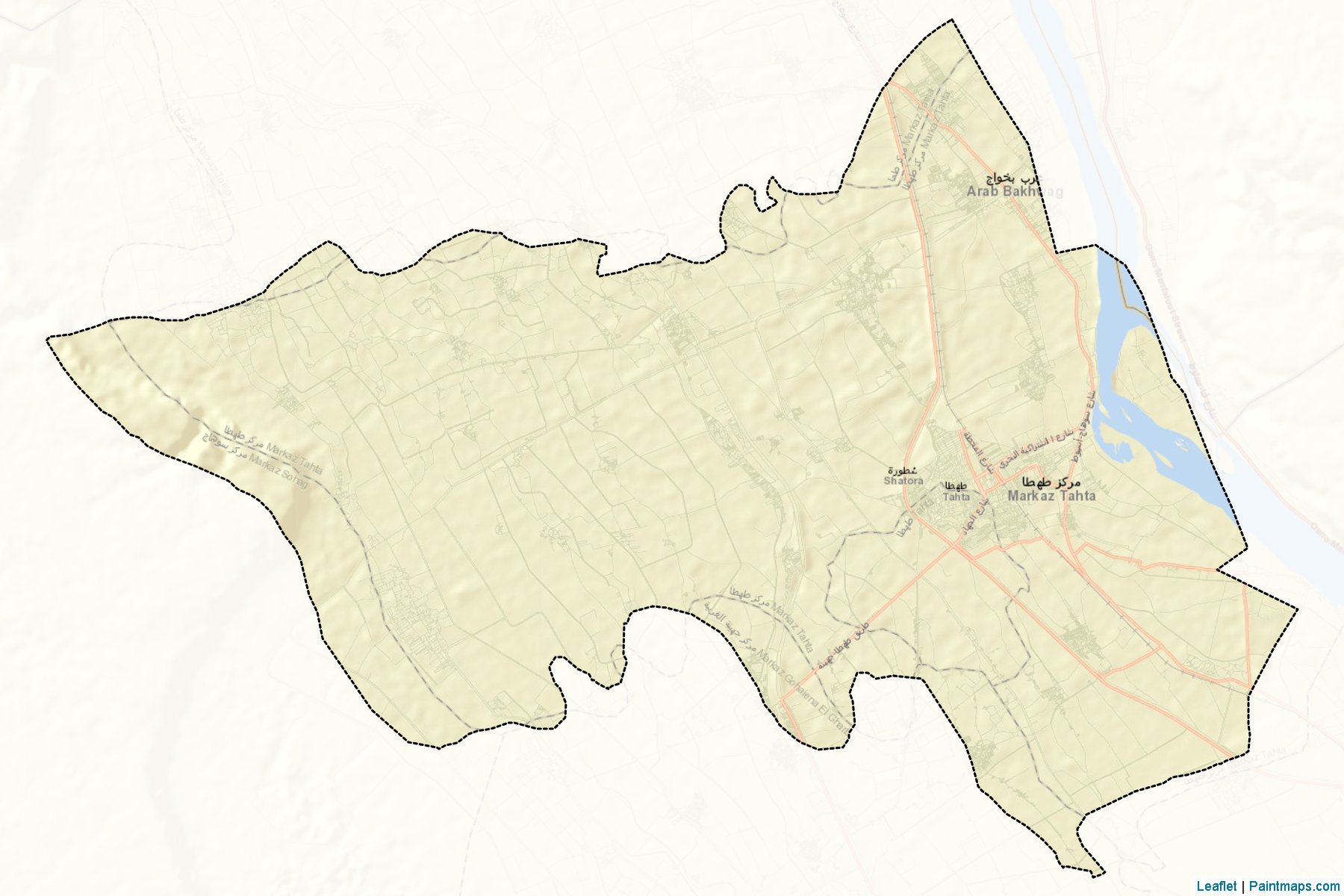 Muestras de recorte de mapas Tahta (Suhaj)-2