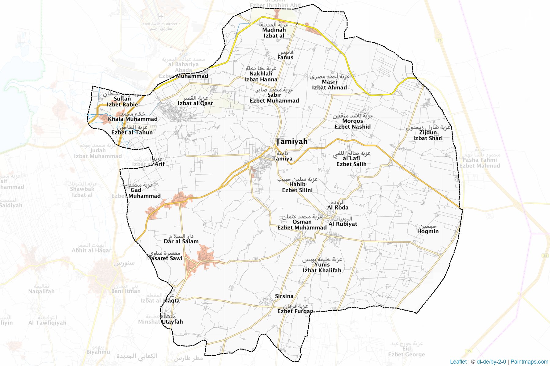 Tamyah (Fayoum) Map Cropping Samples-1