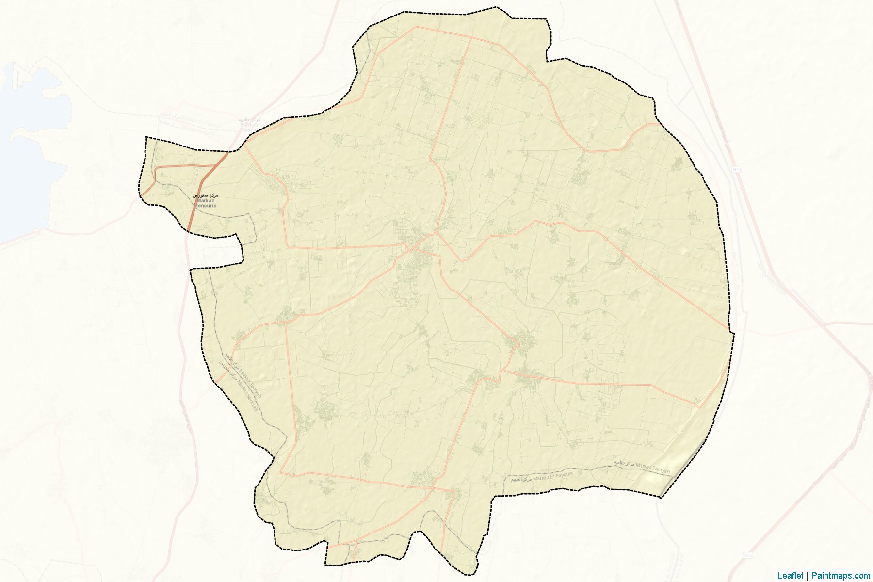 Tamyah (Fayoum) Map Cropping Samples-2