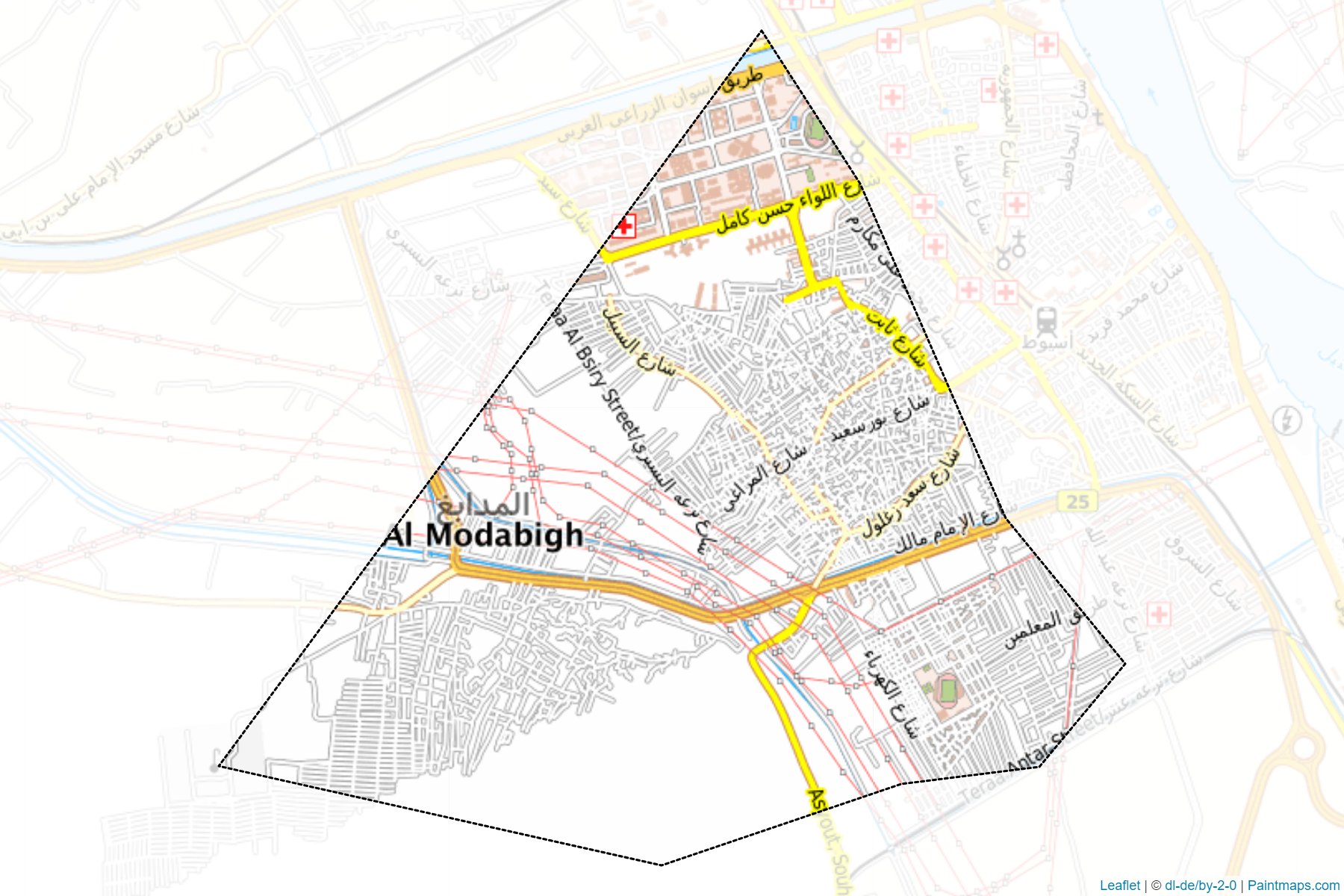 Tany Asiut (Asyut) Haritası Örnekleri-1