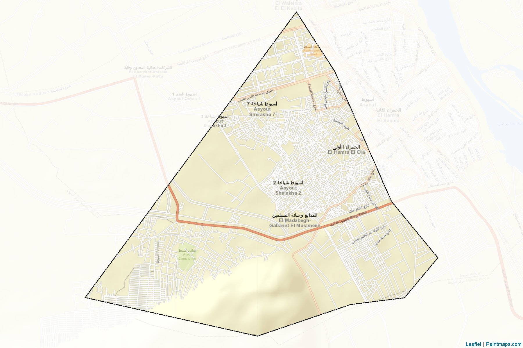 Tany Asiut (Asyut) Haritası Örnekleri-2