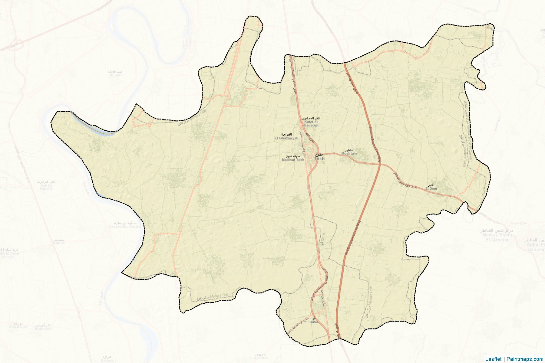 Tookh (Qalubia) Map Cropping Samples-2