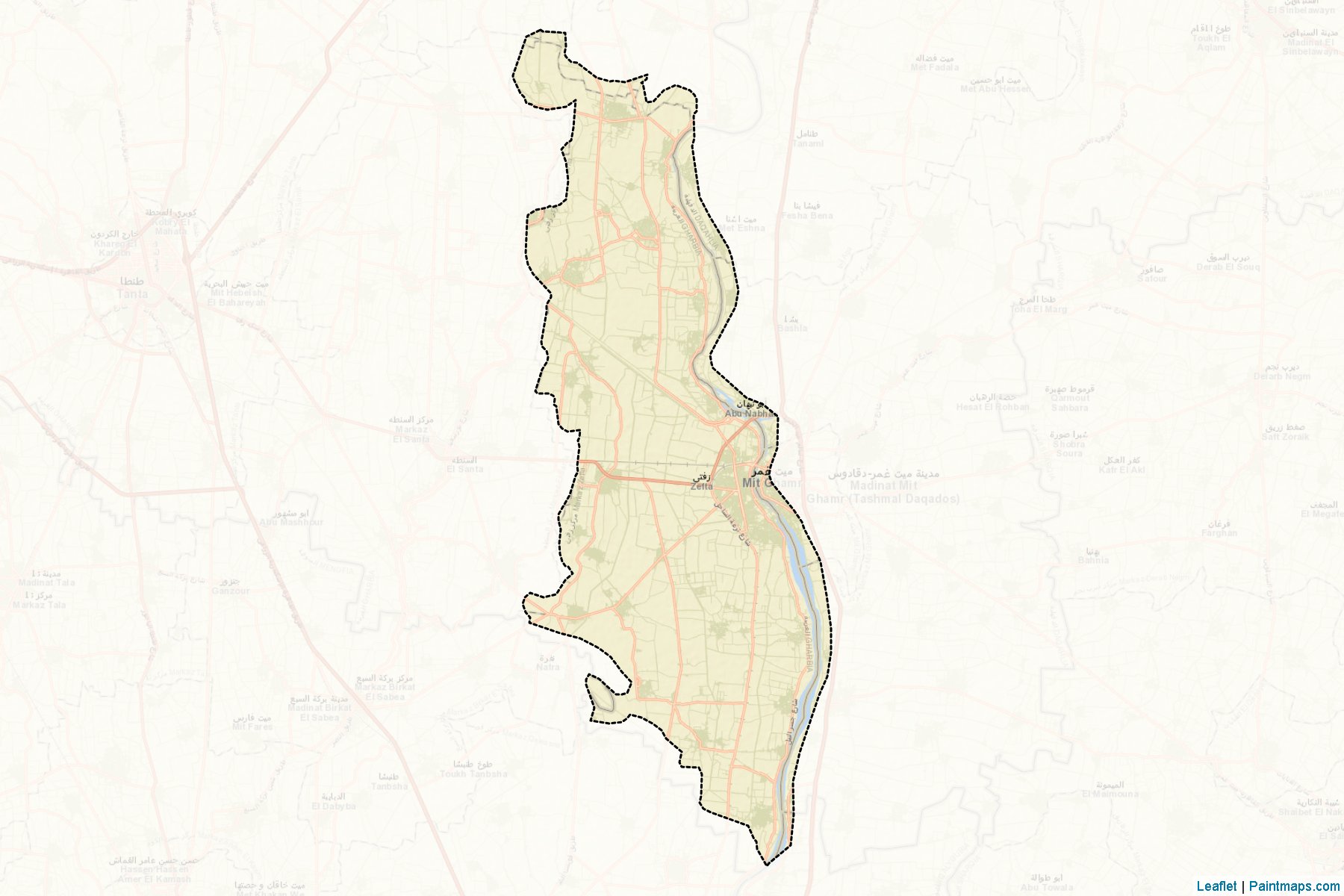 Zefta (Gharbia) Map Cropping Samples-2