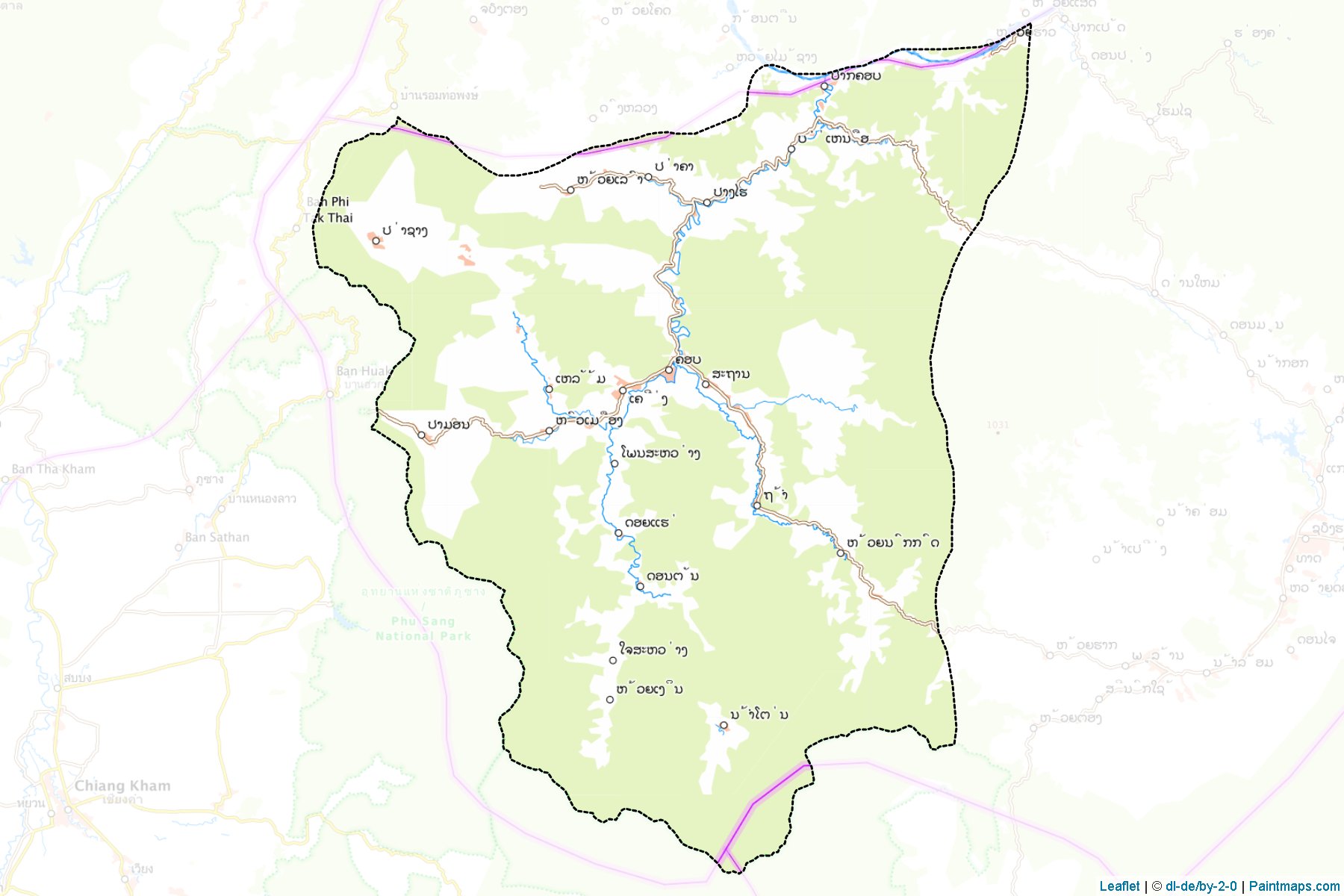 Muestras de recorte de mapas Khop (Xaignabouri)-1