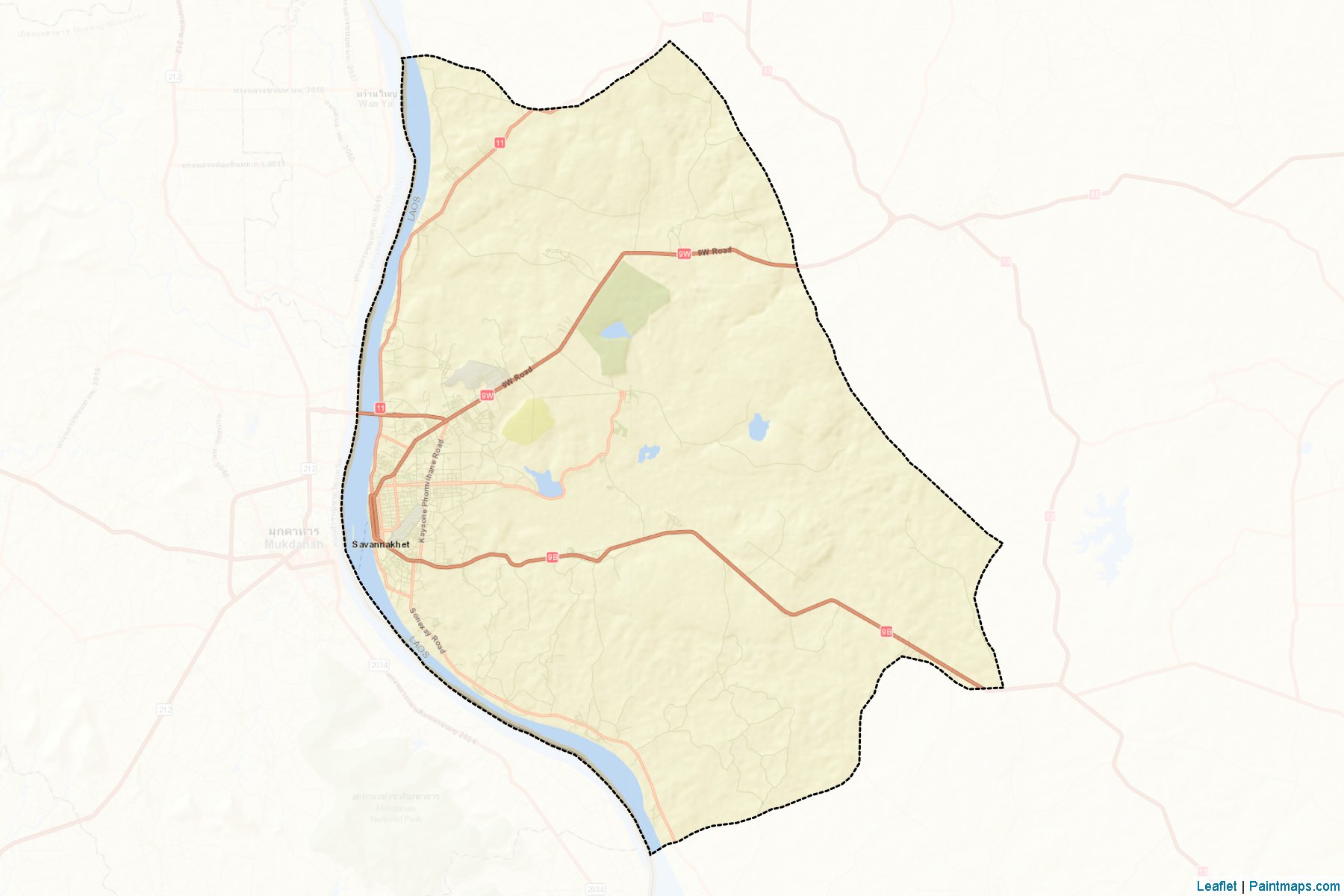 Khanthabouly (Savannahkhet) Map Cropping Samples-2