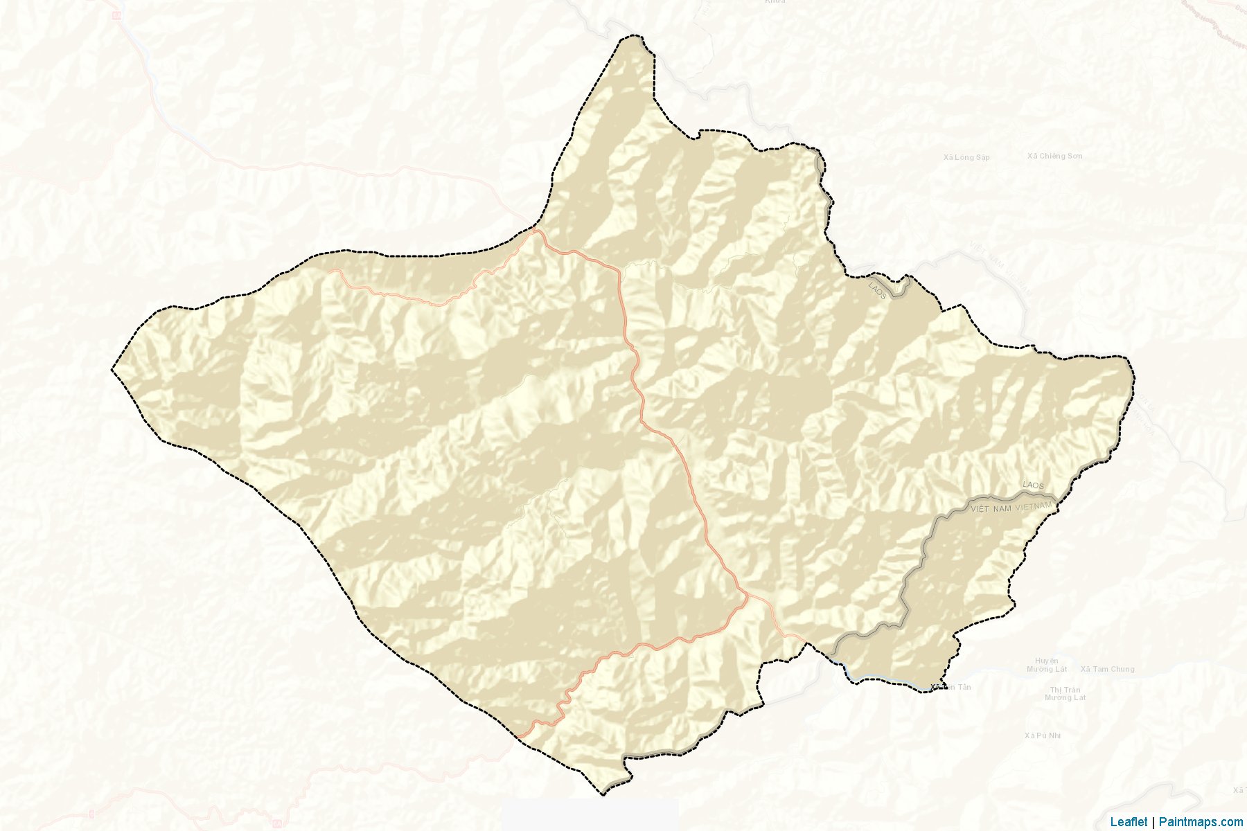 Muestras de recorte de mapas Sopbao (Houaphan)-2