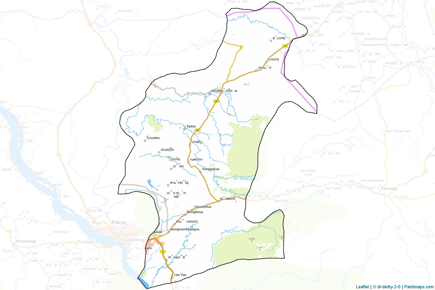 Bachiangchaleunsook (Champasak) Map Cropping Samples-1