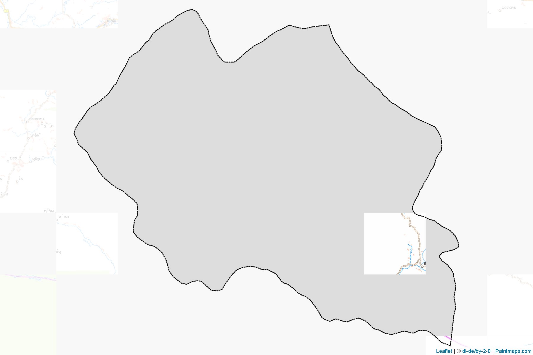 Muestras de recorte de mapas Khoun (Xiangkhoang)-1