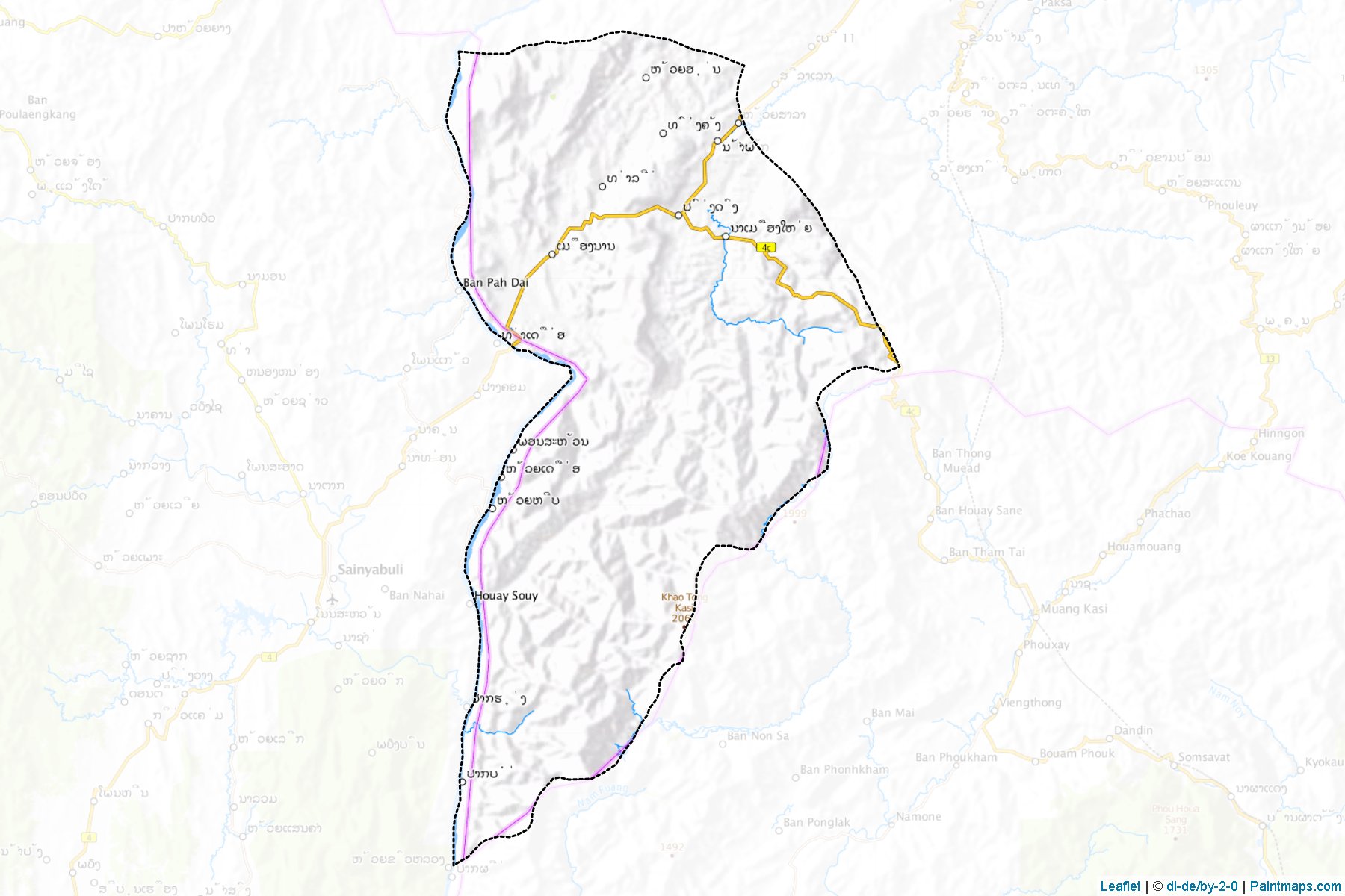 Nan (Louangphabang) Map Cropping Samples-1