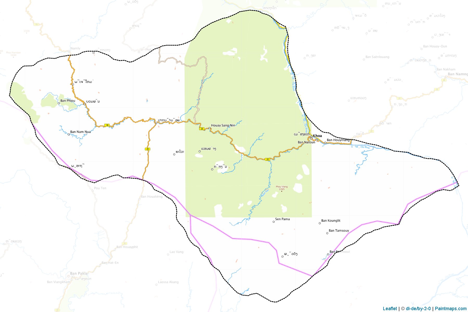 Khua (Phongsali) Map Cropping Samples-1