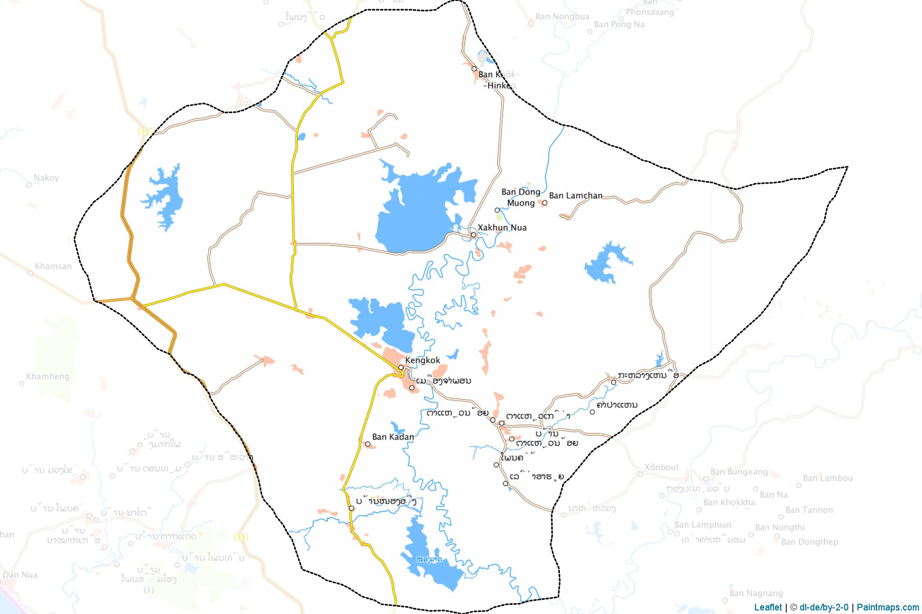 Champhone (Savannahkhet) Map Cropping Samples-1