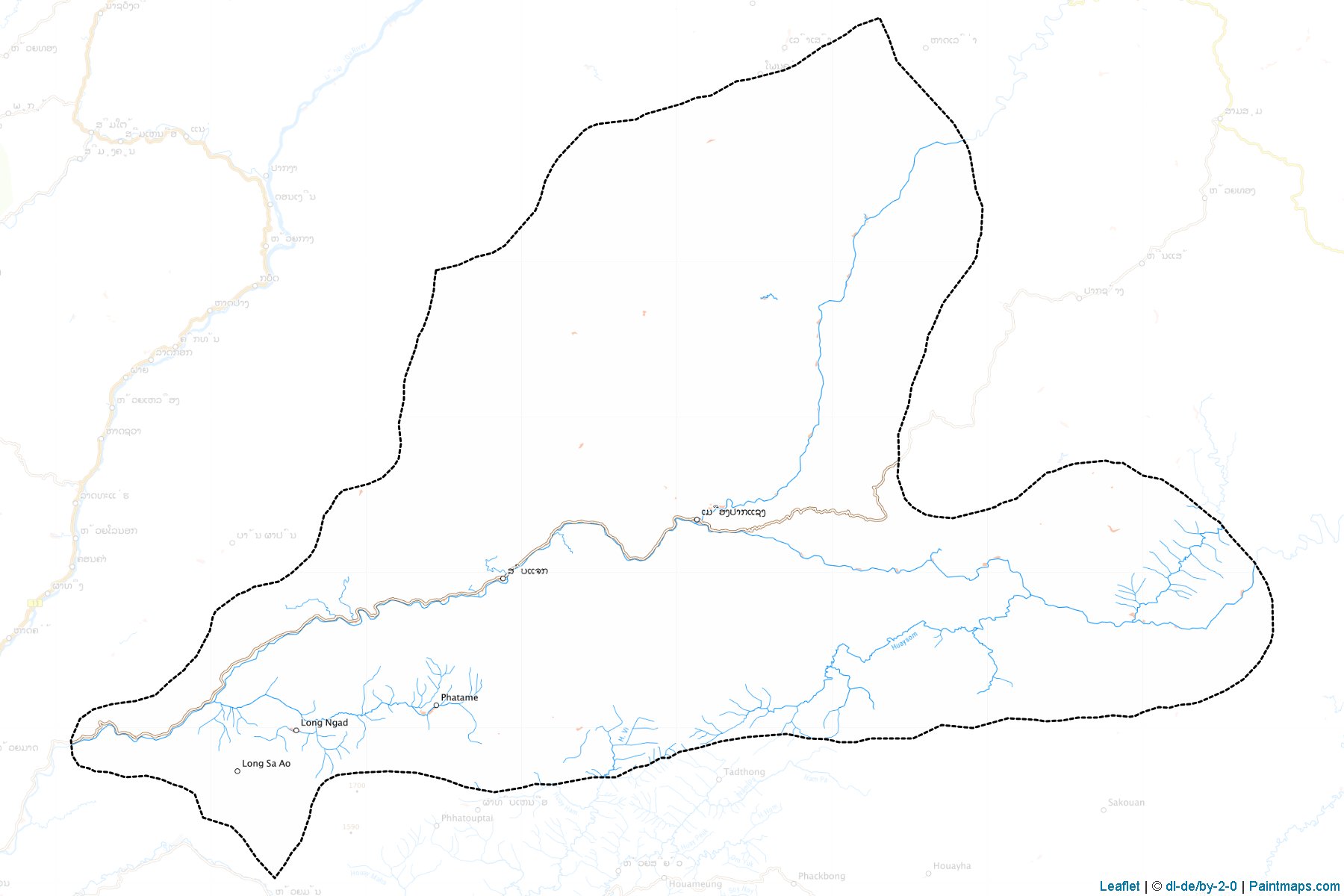 Pak Xeng (Louangphabang) Map Cropping Samples-1