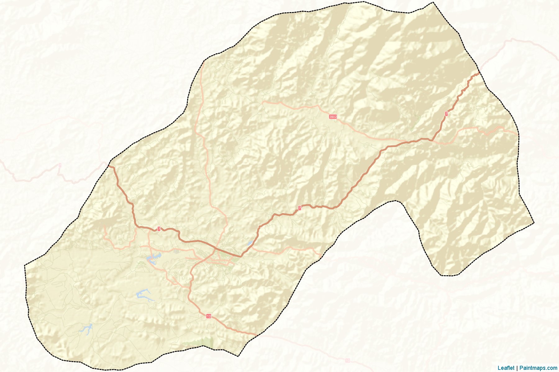 Muestras de recorte de mapas Pek (Xiangkhoang)-2