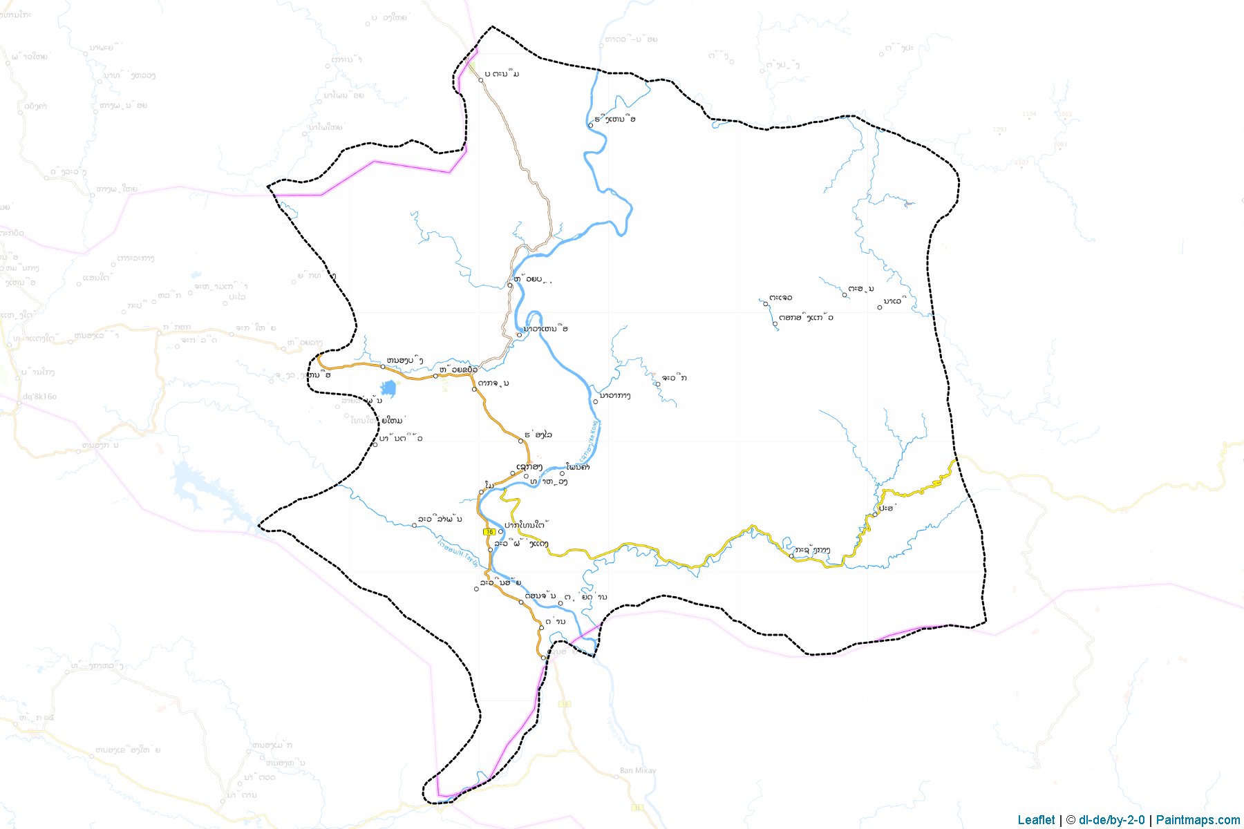 Laman (Sekong Province) Haritası Örnekleri-1