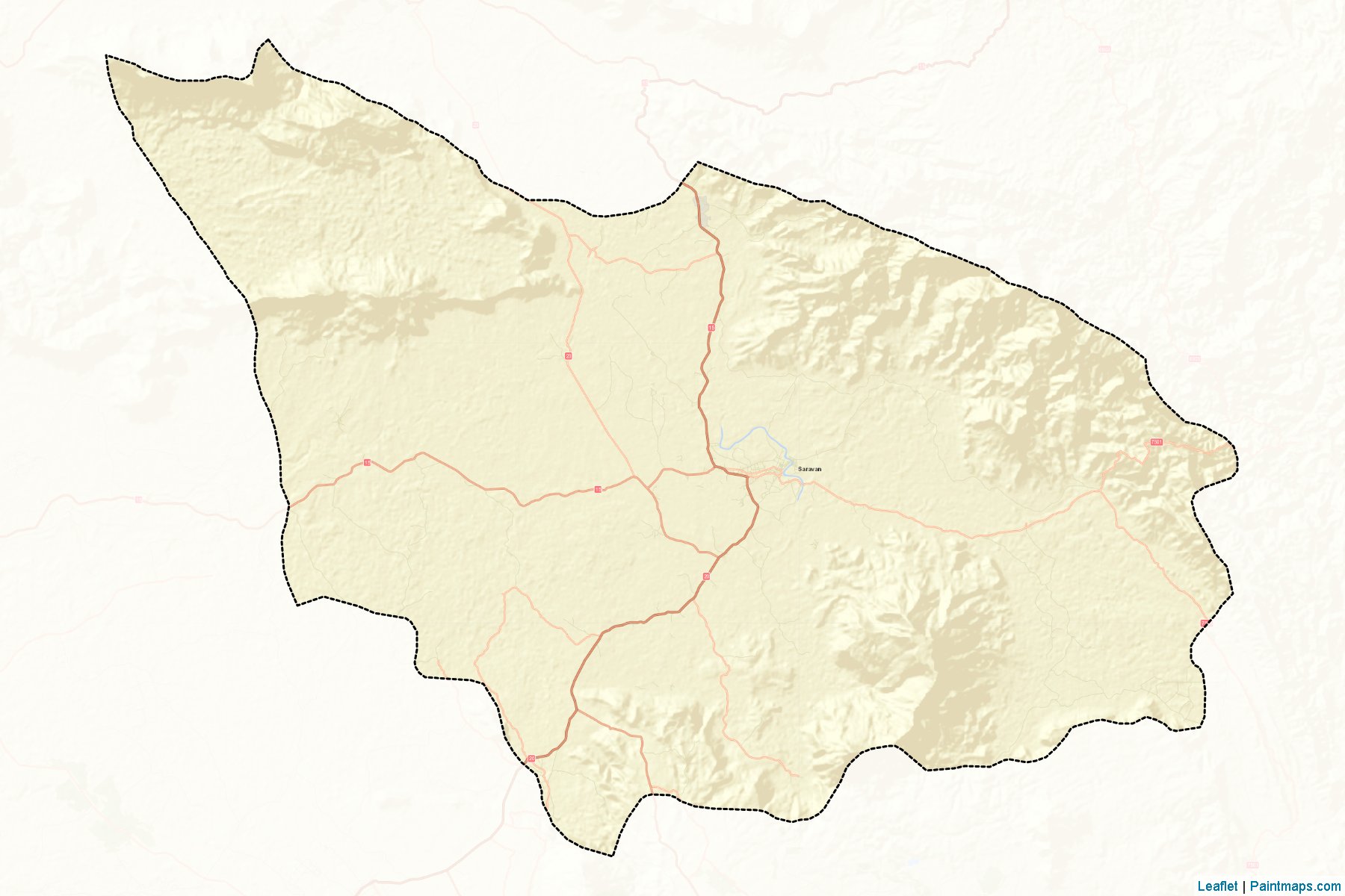 Saravane (Salavan) Map Cropping Samples-2