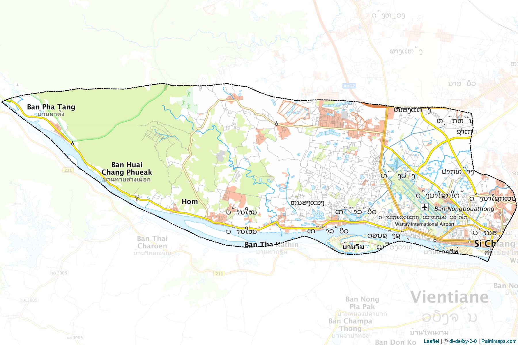 Sikhottabong (Viangchan) Map Cropping Samples-1