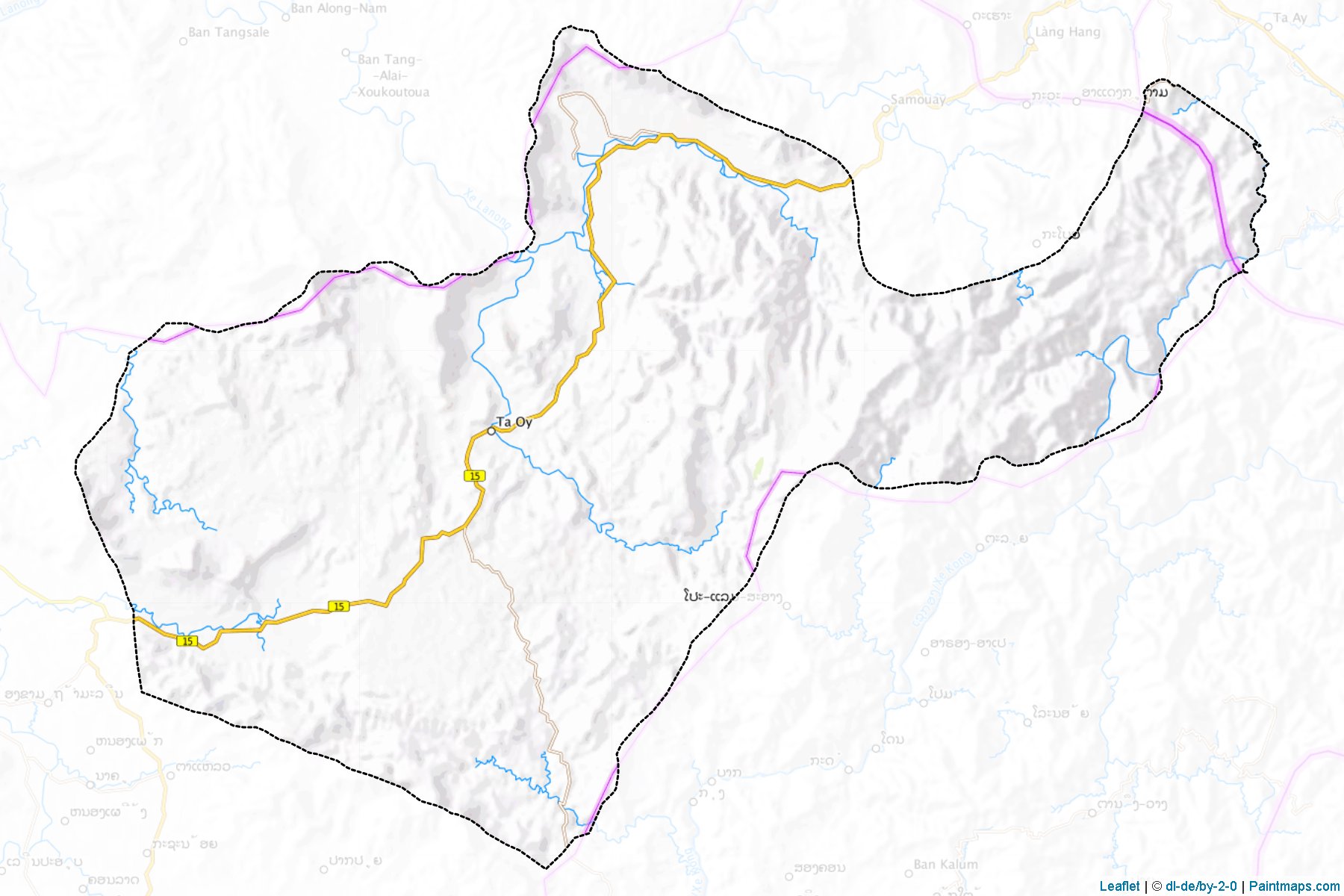 Ta Oi (Salavan) Map Cropping Samples-1