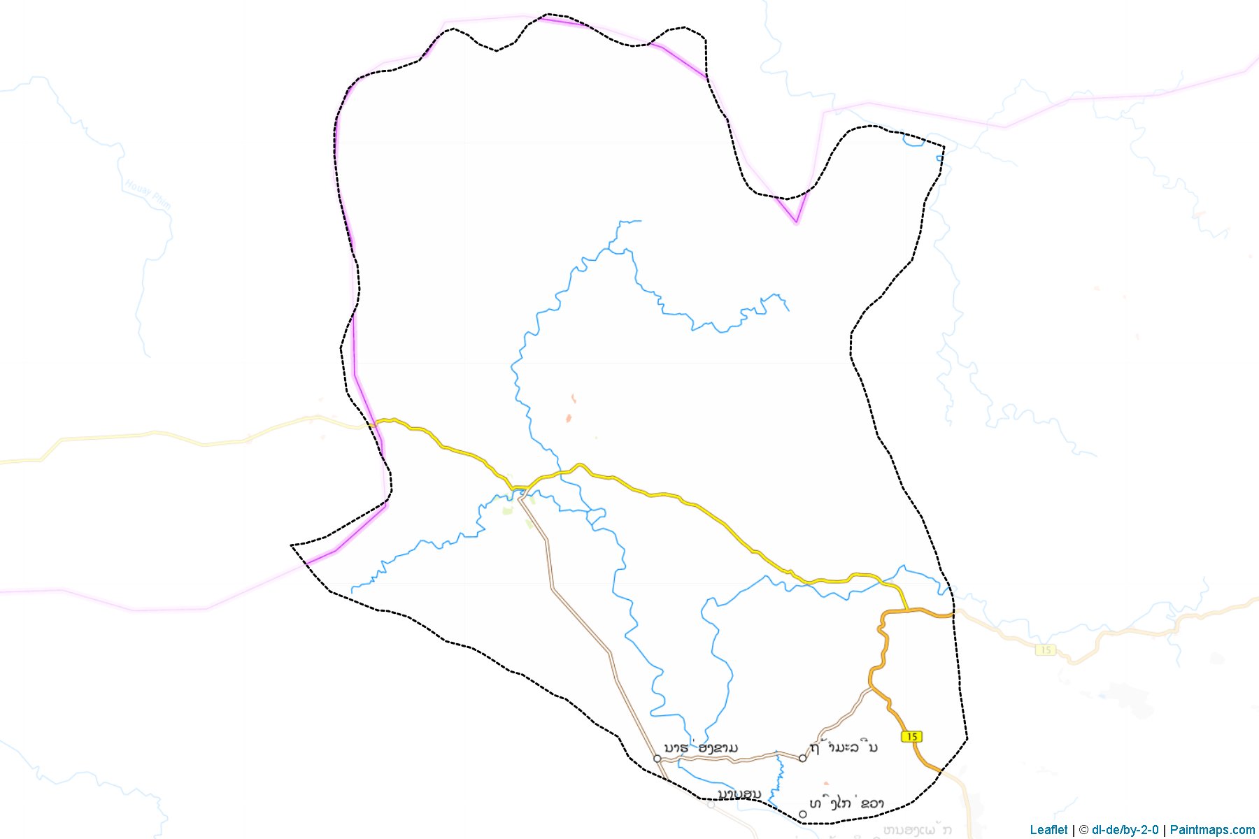 Toumlan (Salavan Province) Haritası Örnekleri-1