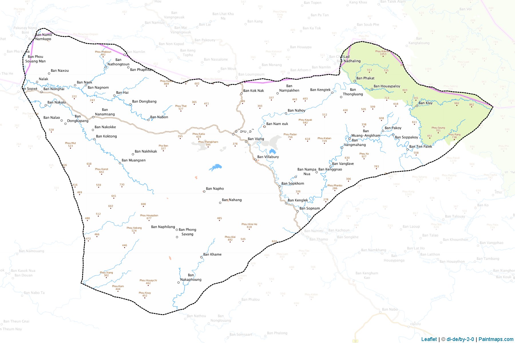 Muestras de recorte de mapas Vilabouri (Savannakhét)-1