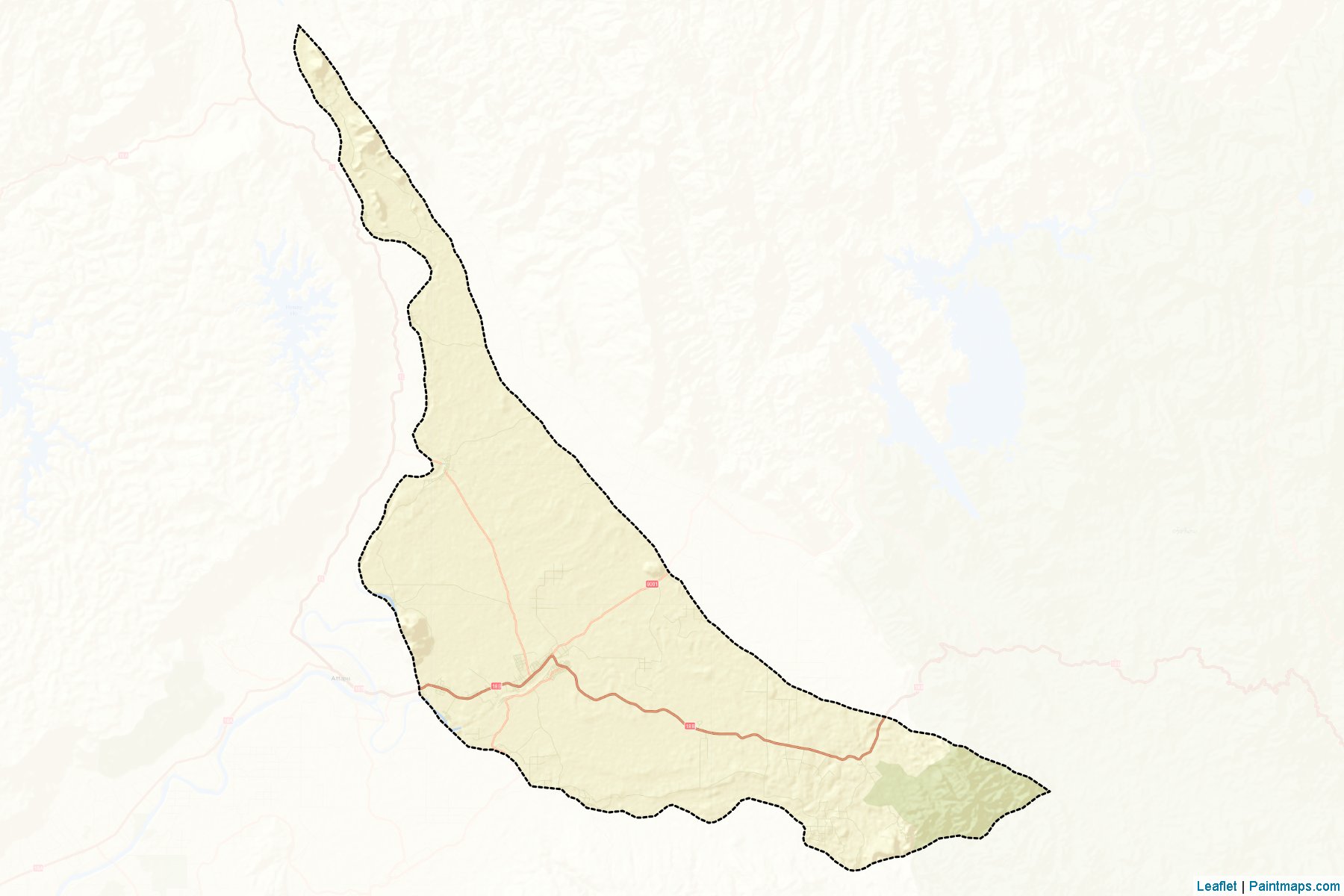 Muestras de recorte de mapas Xaisettha (Attapeu)-2