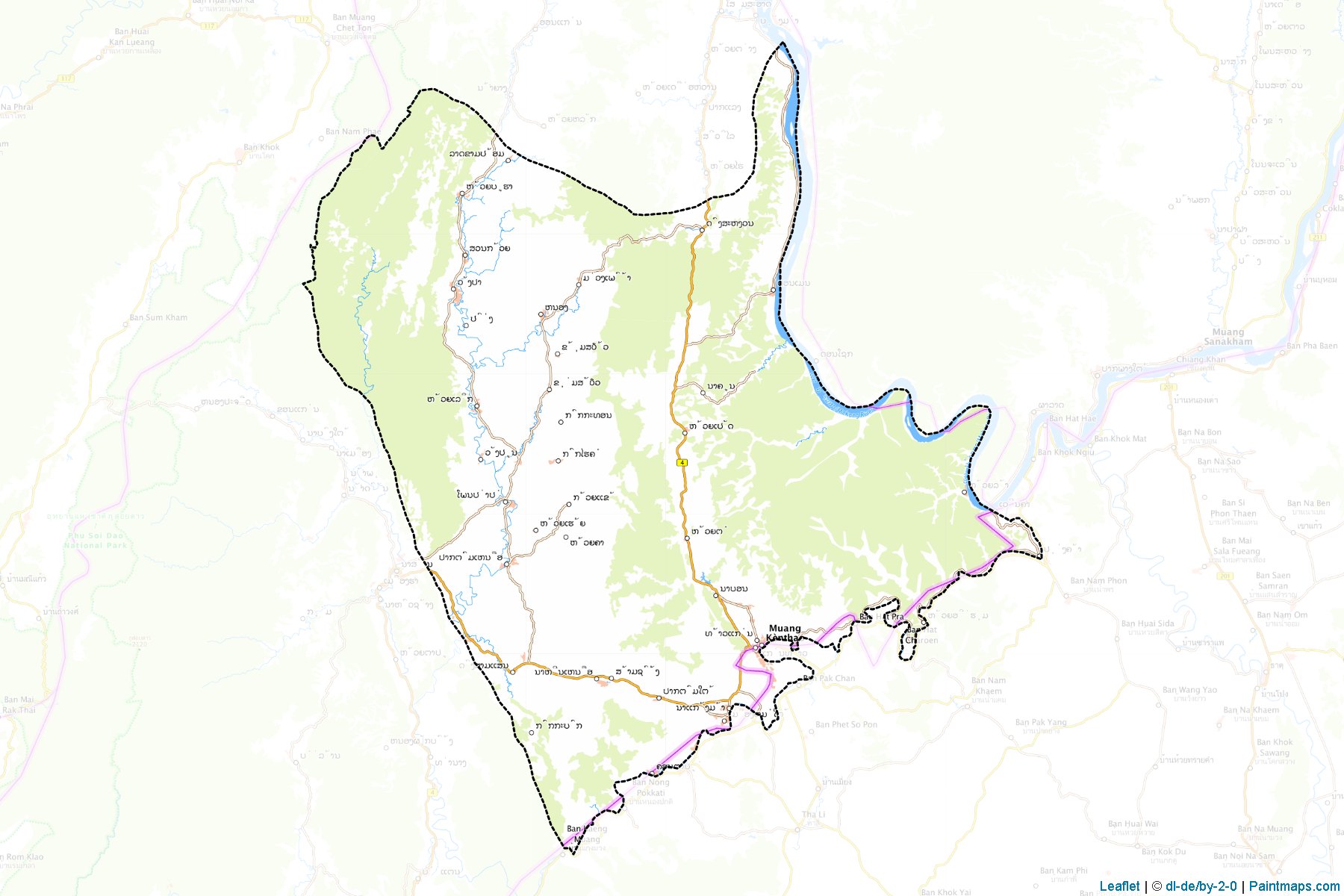 Muestras de recorte de mapas Kenthao (Xaignabouri)-1