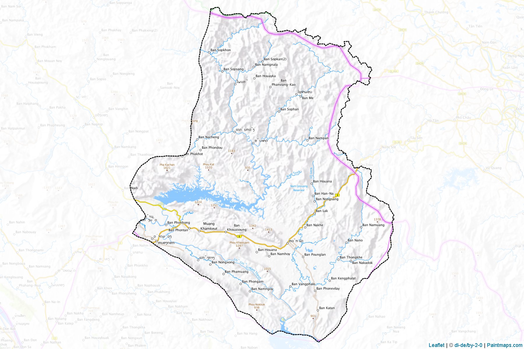 Khamkheuth (Bolikhamxai) Map Cropping Samples-1