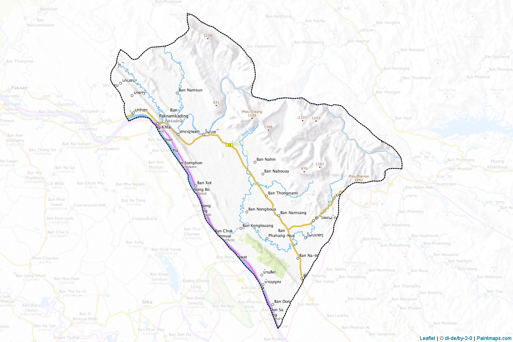 Pakkading (Bolikhamxai) Map Cropping Samples-1