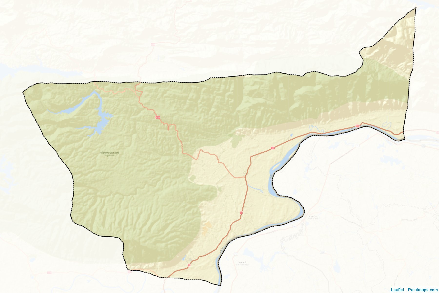 Thaphabath (Bolikhamxai) Map Cropping Samples-2