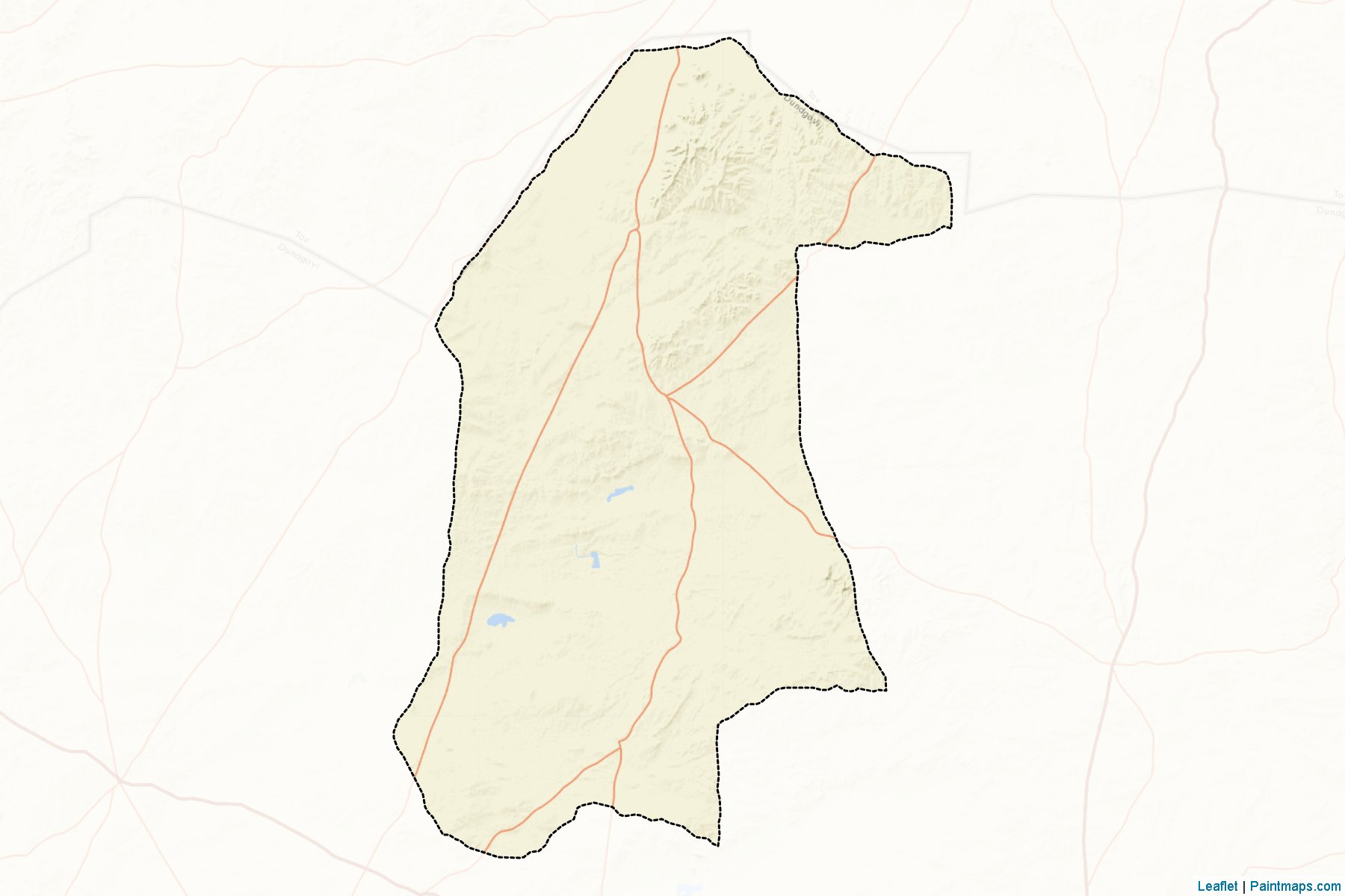 Muestras de recorte de mapas Adaacag (Dundgovi)-2