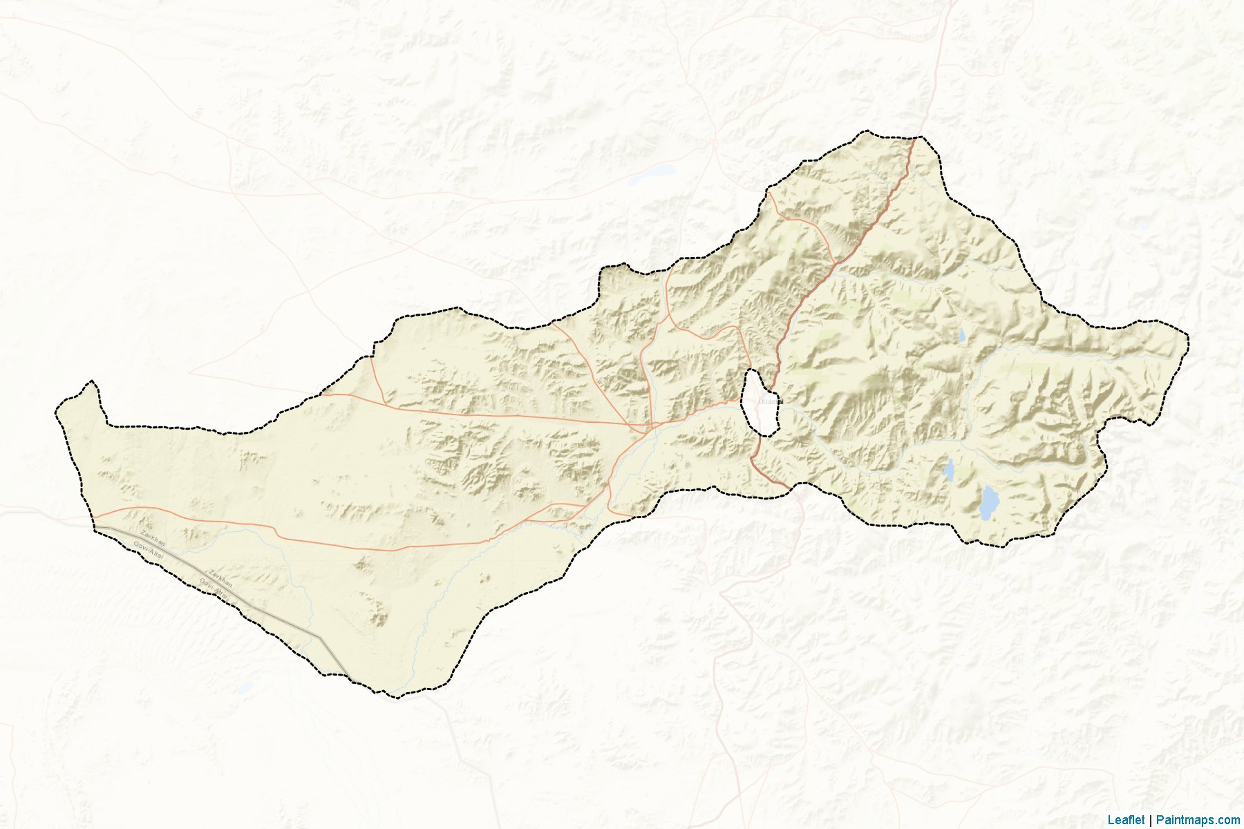 Aldarxaan (Zavhan) Haritası Örnekleri-2