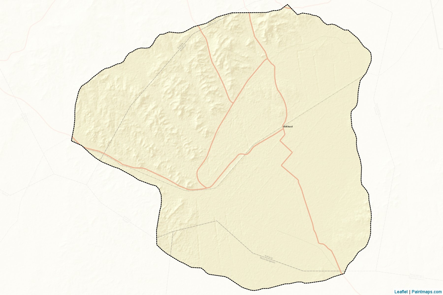 Arxust (Tuv) Haritası Örnekleri-2