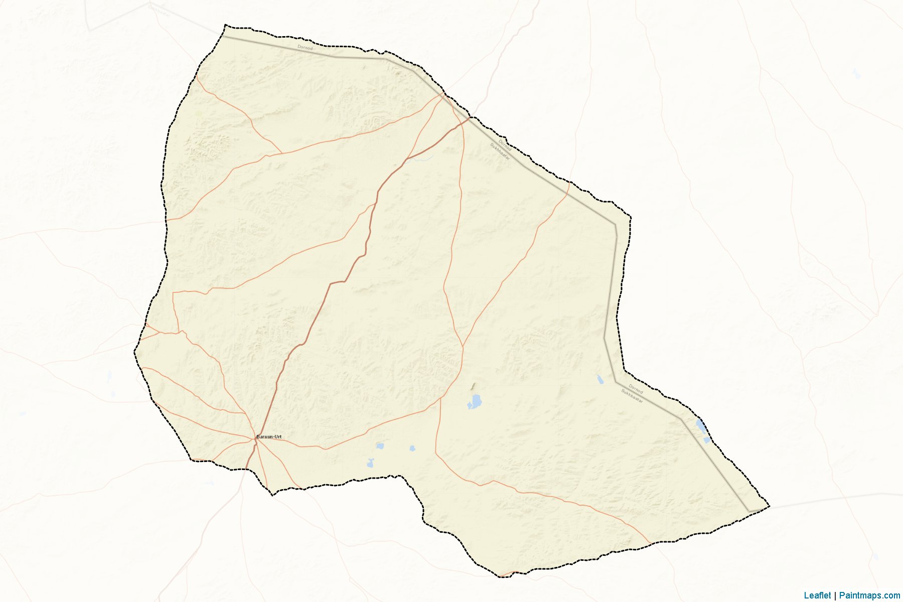 Muestras de recorte de mapas Baruun-Urt (Sühbaatar)-2