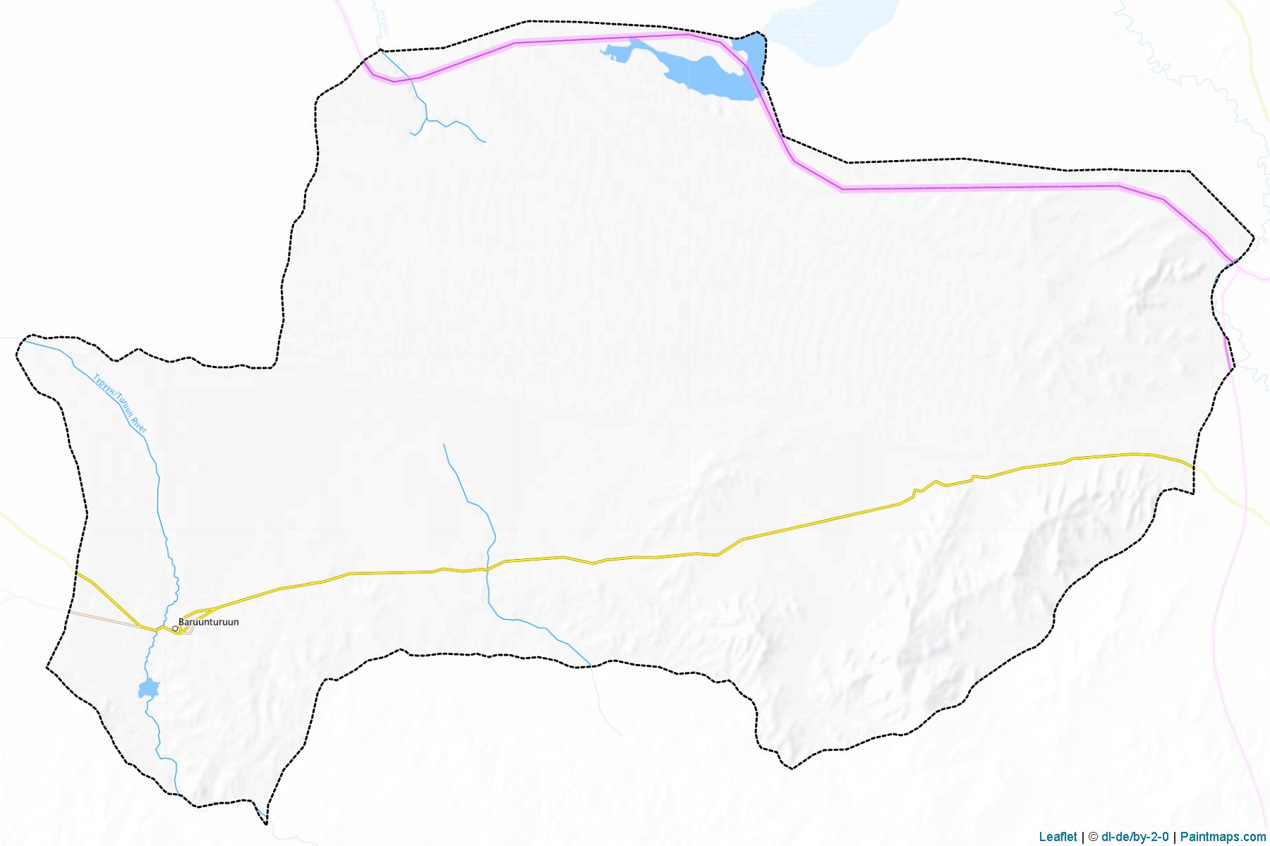 Muestras de recorte de mapas Baruunturuun (Uvs)-1