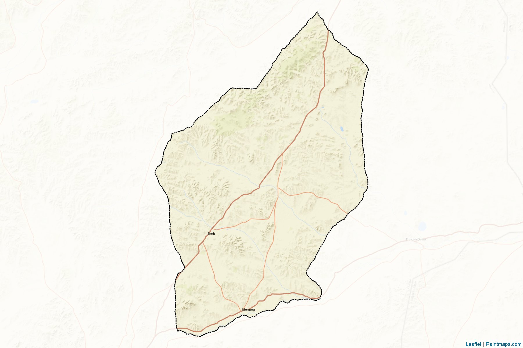 Muestras de recorte de mapas Batnorov (Hentiy)-2