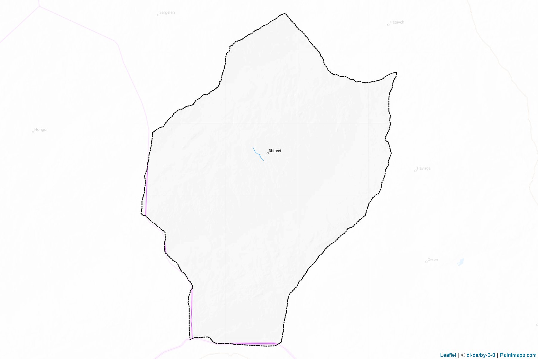 Muestras de recorte de mapas Bayandelger (Sühbaatar)-1