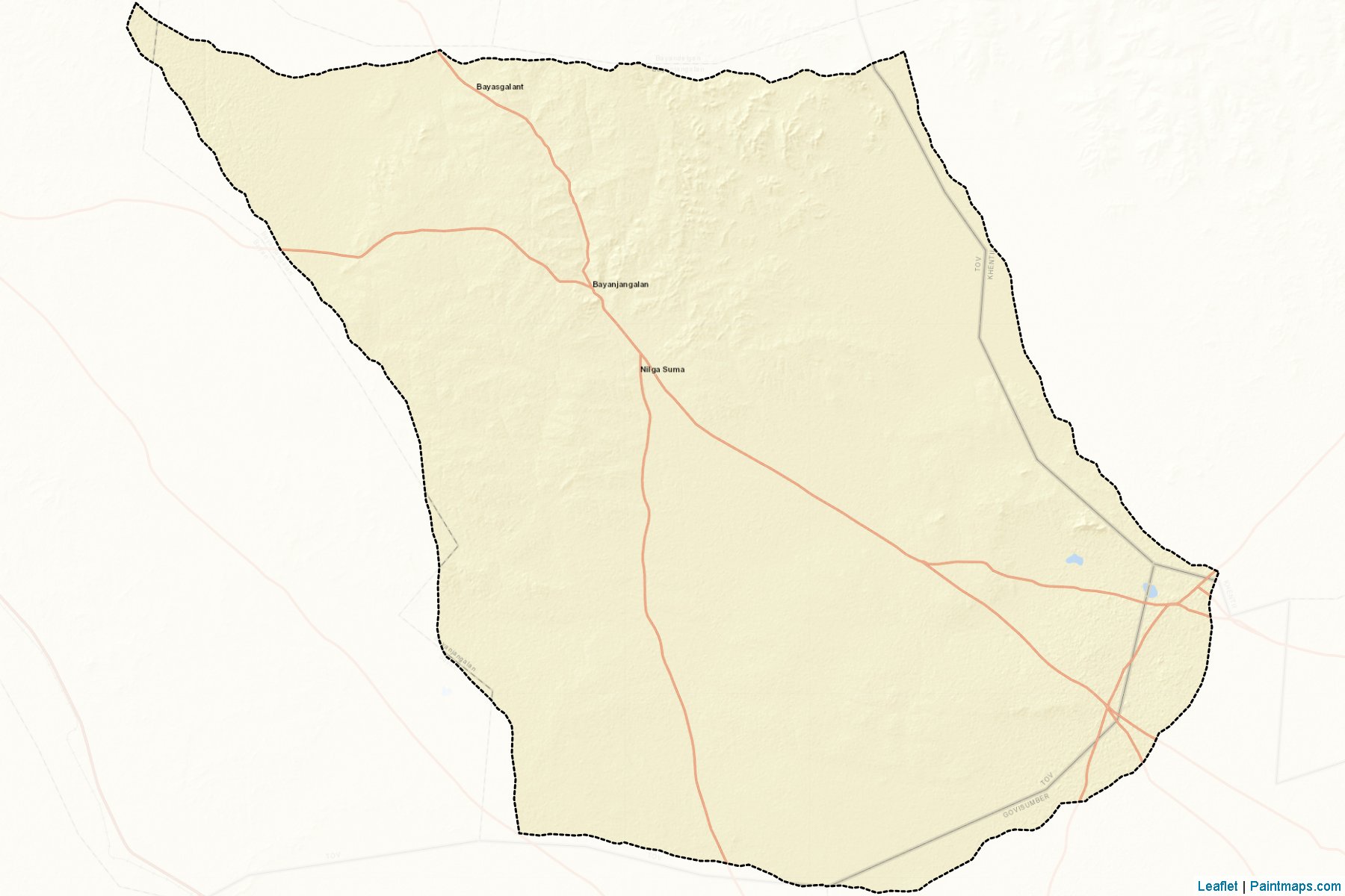 Bayanjargalan (Tuv) Haritası Örnekleri-2