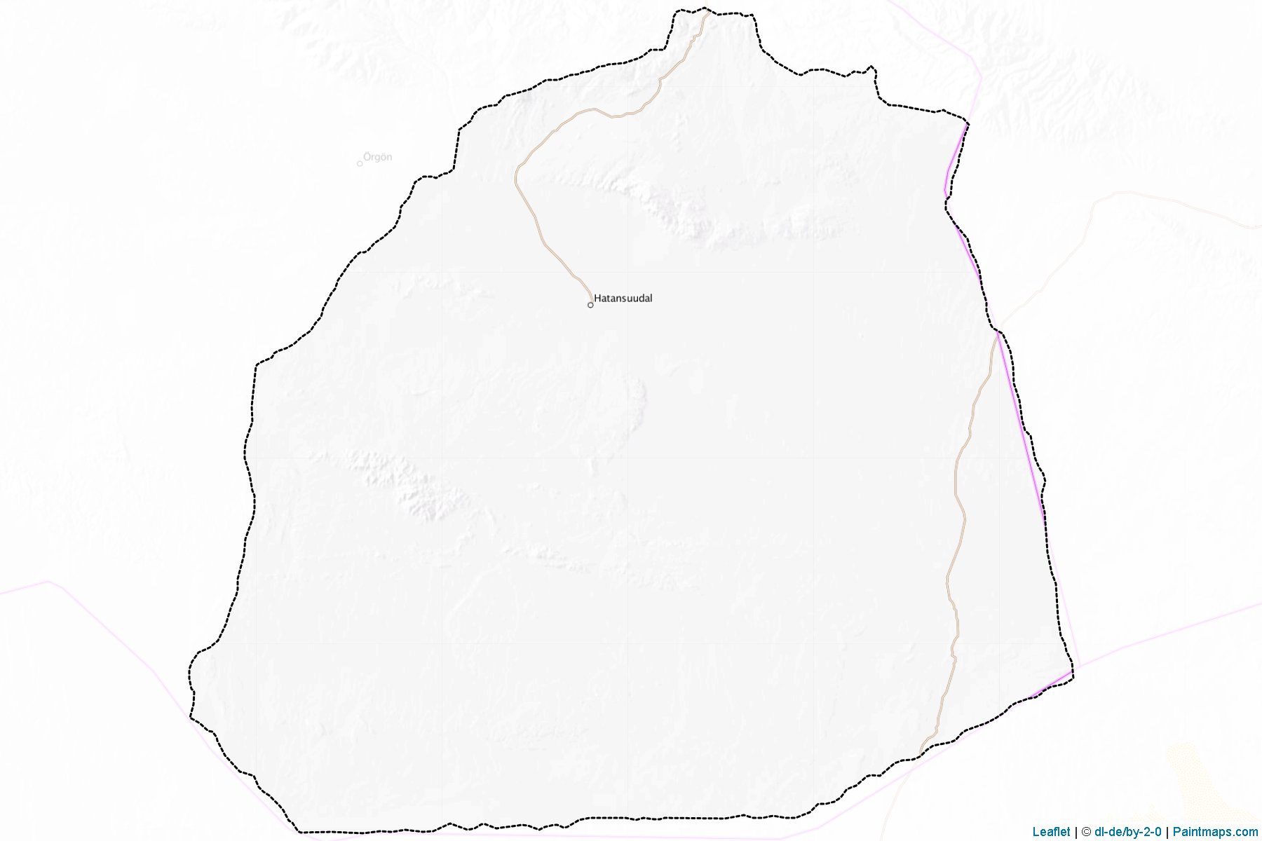 Muestras de recorte de mapas Bayanlig (Bayanhongor)-1