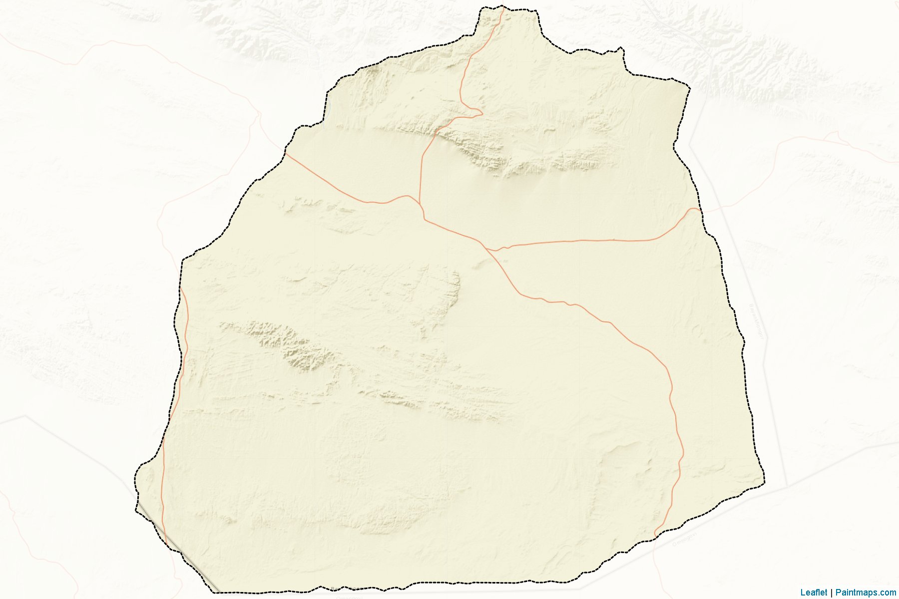 Muestras de recorte de mapas Bayanlig (Bayanhongor)-2