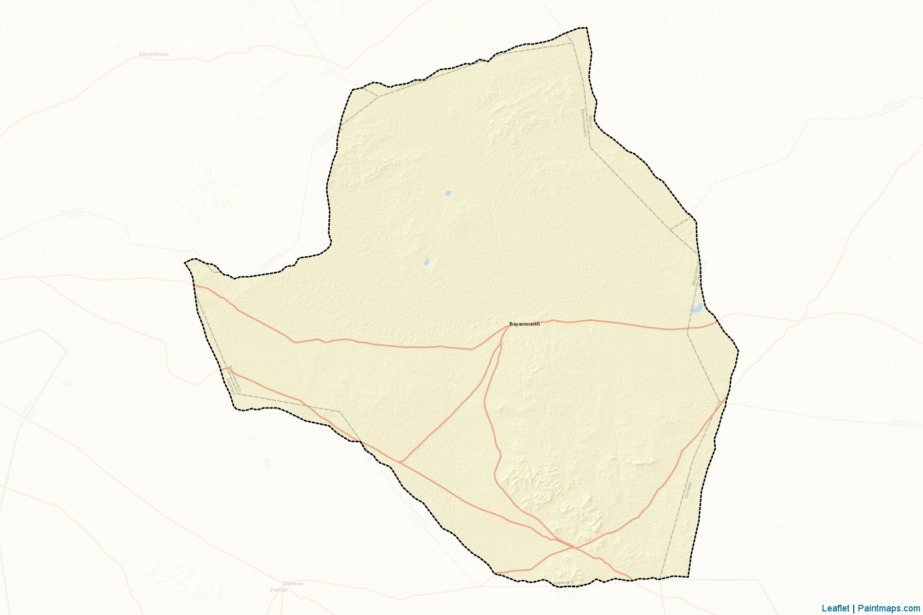 Muestras de recorte de mapas Bayanmo'nx (Hentiy)-2