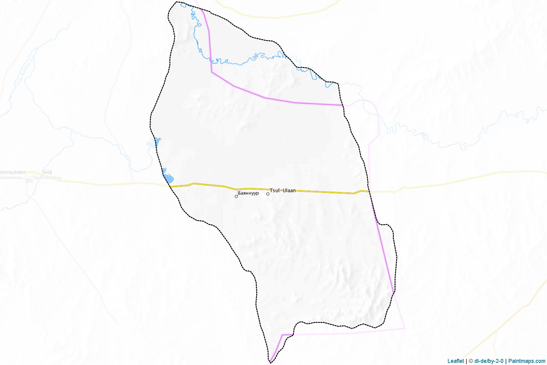 Muestras de recorte de mapas Bayannuur (Bulgan)-1