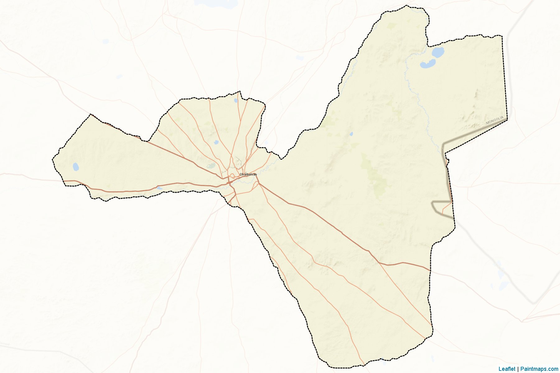 Muestras de recorte de mapas Bayantu'men (Dornod)-2