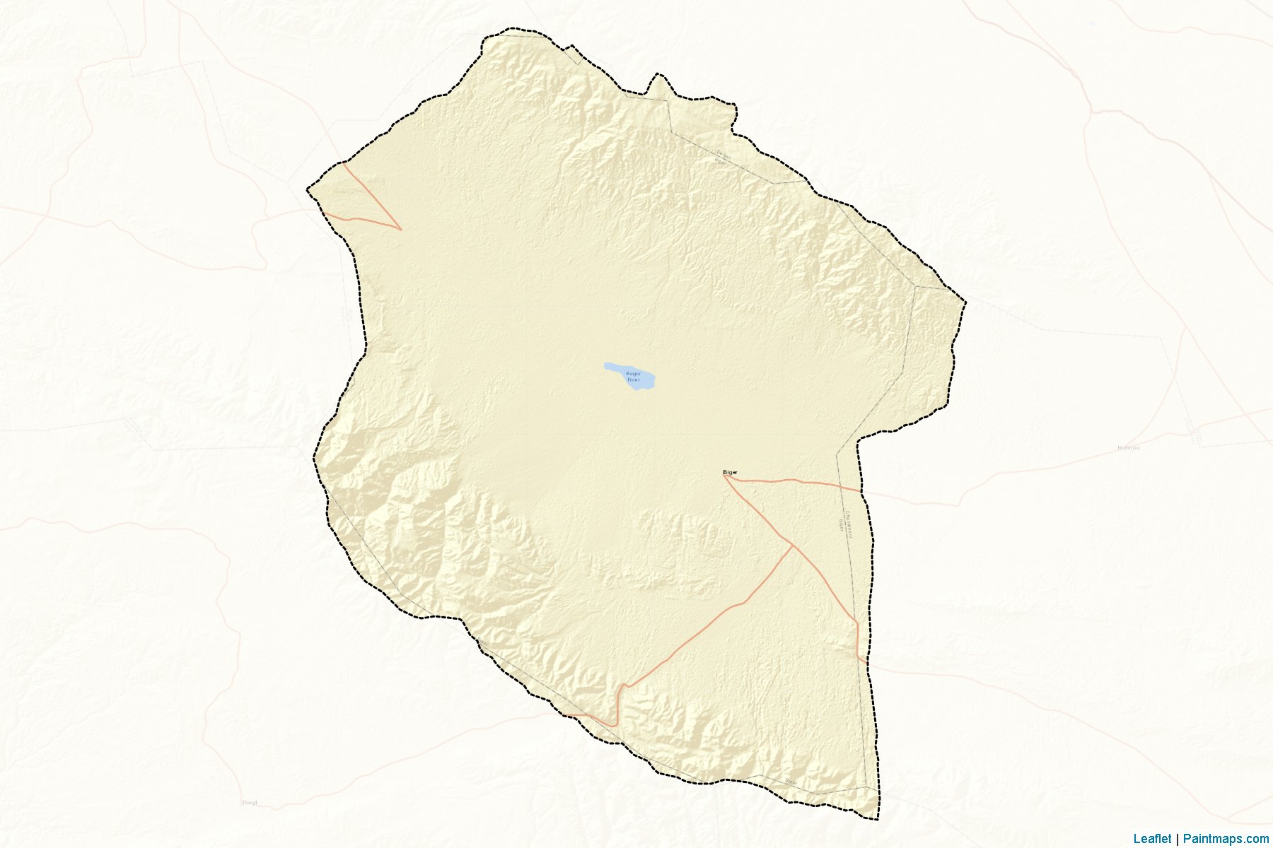 Muestras de recorte de mapas Biger (Govi-Altay)-2