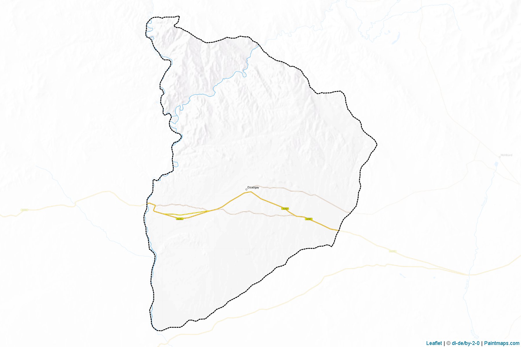 Muestras de recorte de mapas Bo'mbogor (Bayanhongor)-1