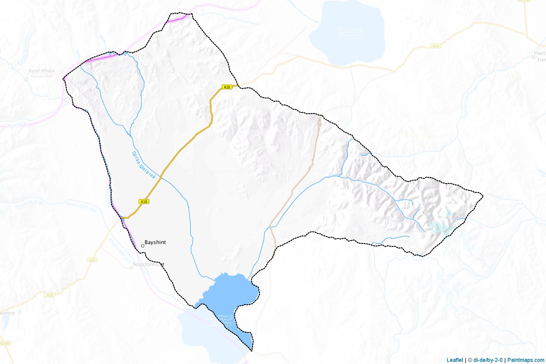 Muestras de recorte de mapas Bo'xmoron (Uvs)-1