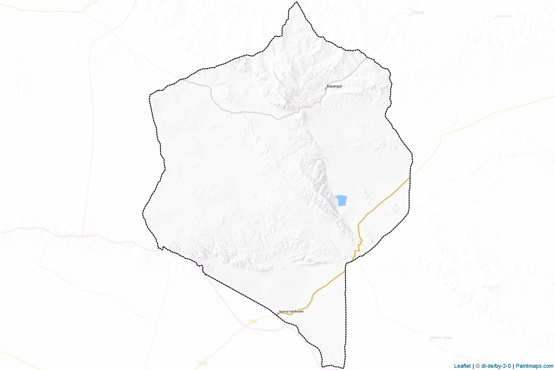 Muestras de recorte de mapas Bugat (Govi-Altay)-1