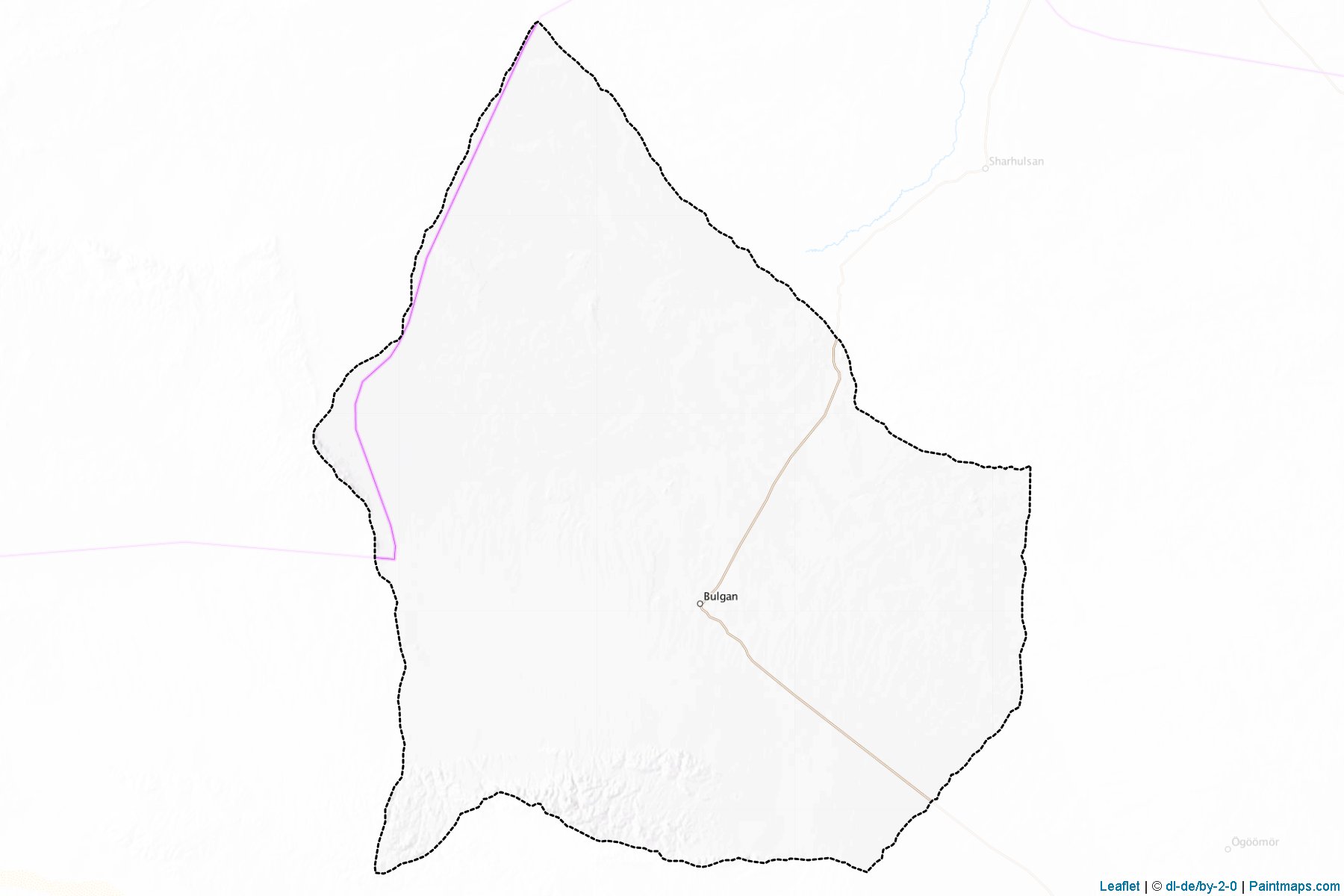 Muestras de recorte de mapas Bulgan (Ömnögovi)-1