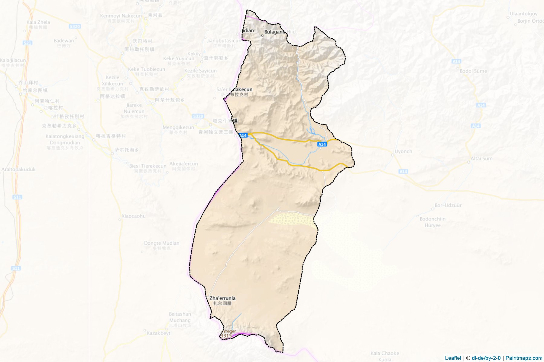 Bulgan (Hovd) Map Cropping Samples-1