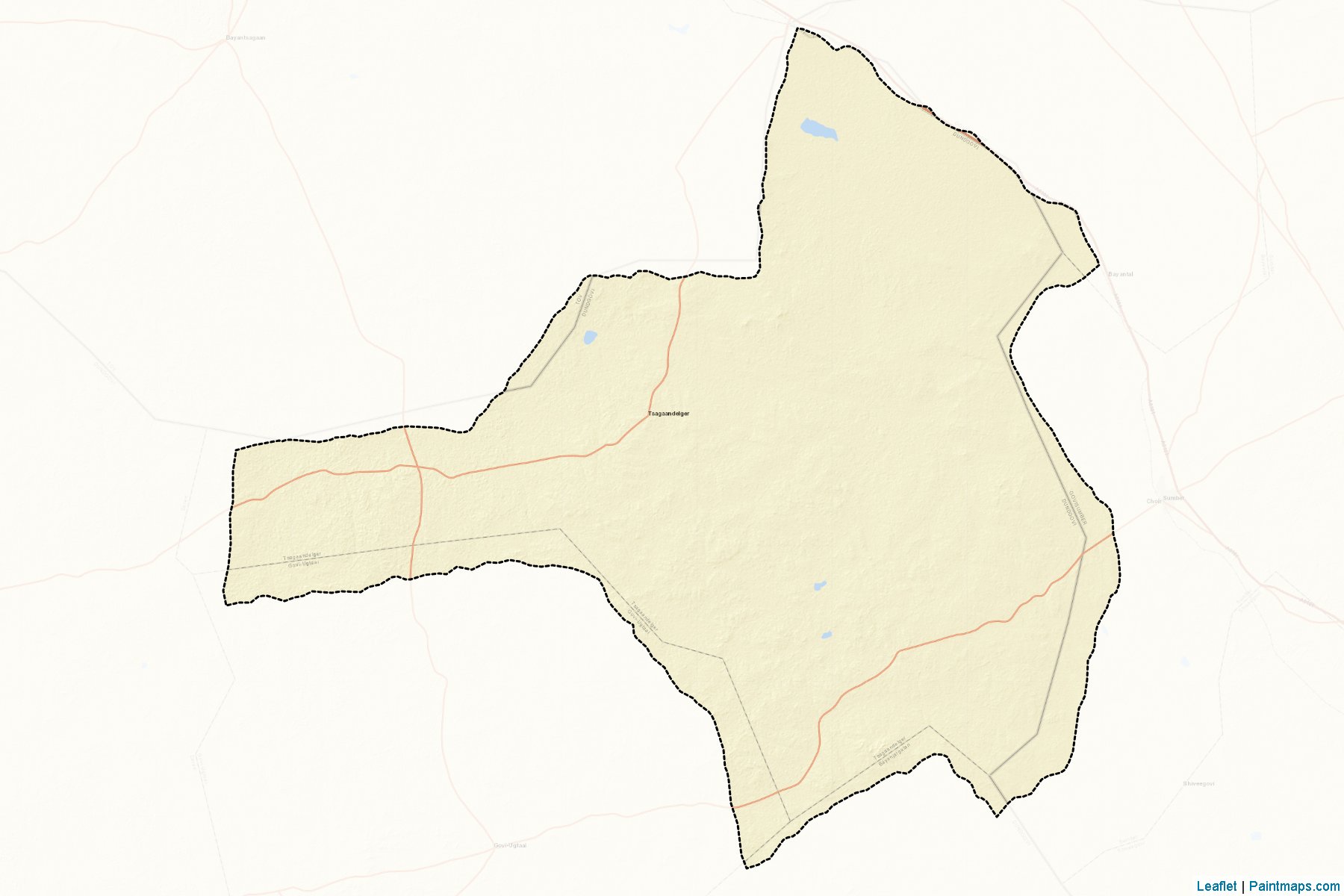 Muestras de recorte de mapas Cagaandelger (Dundgovi)-2