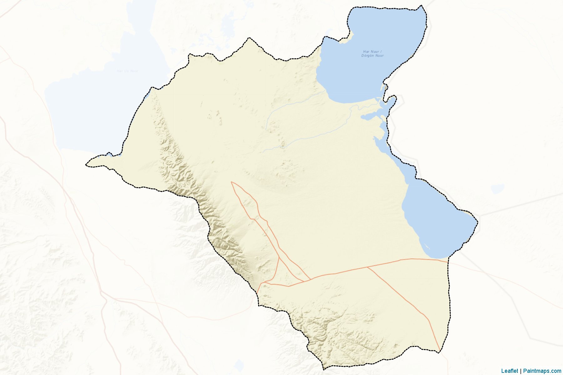 Chandmani (Hovd) Haritası Örnekleri-2